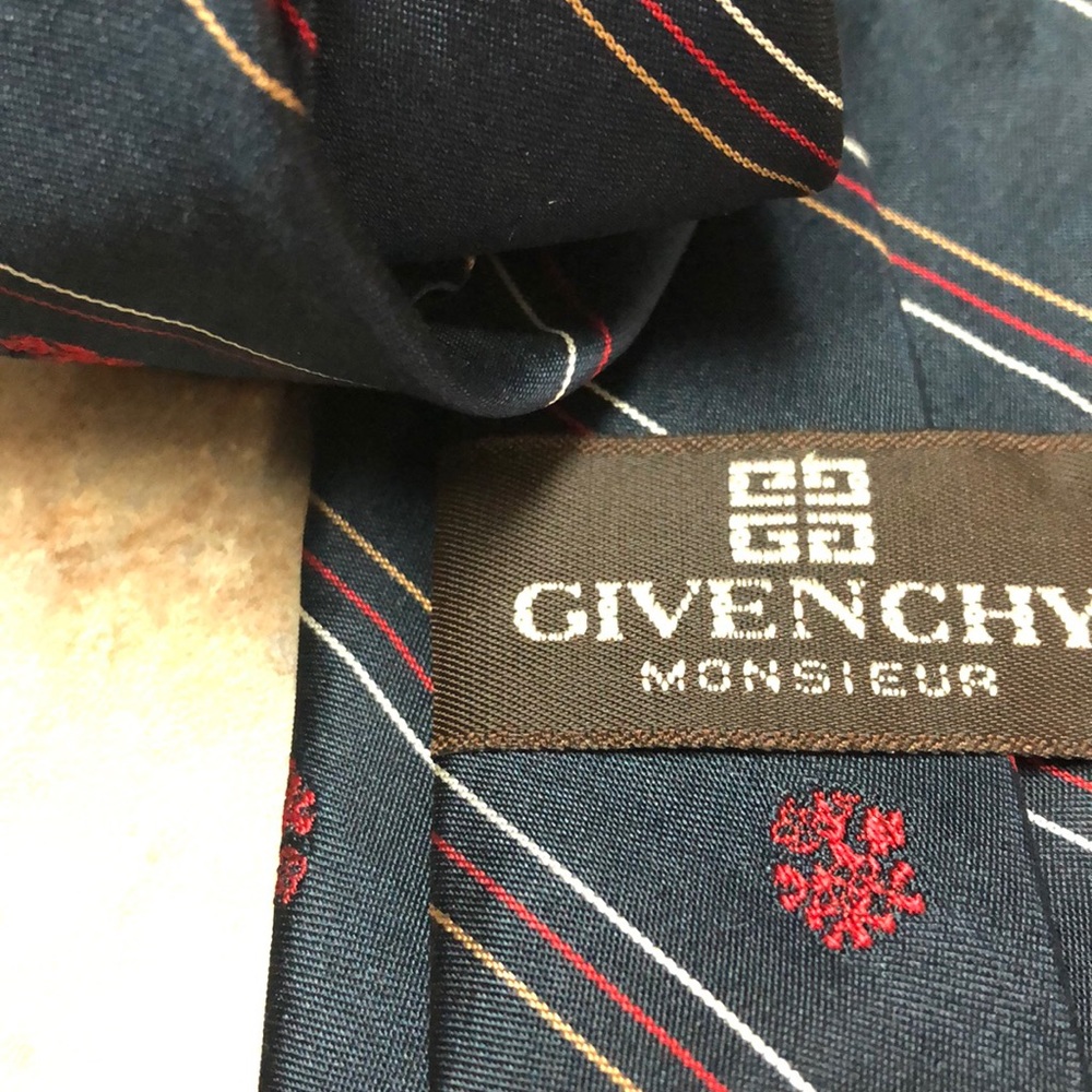 🆕 Givenchy Italy Silk Tie - Picture 9 of 10